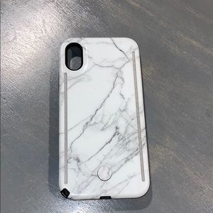 LuMee duo marble iPhone X case